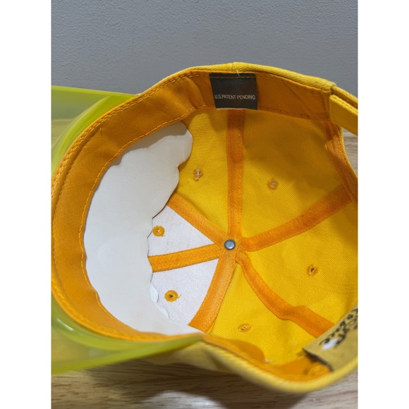 Vtg NOS Official Le Tour de France Adjustable Cycling Hat Cap Florescent Visor - Picture 15 of 17